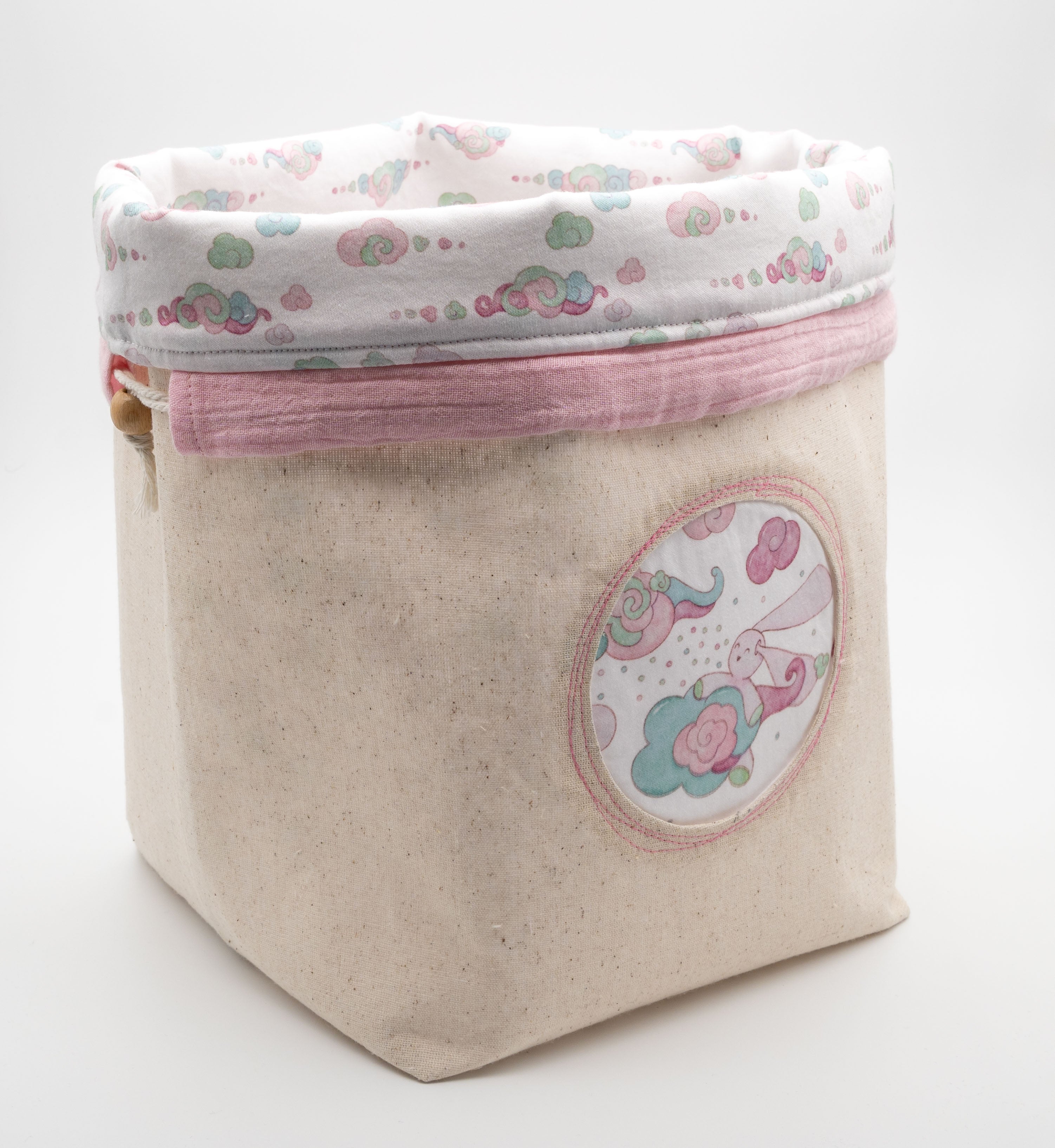 Cloudy Print Organizer Pouch