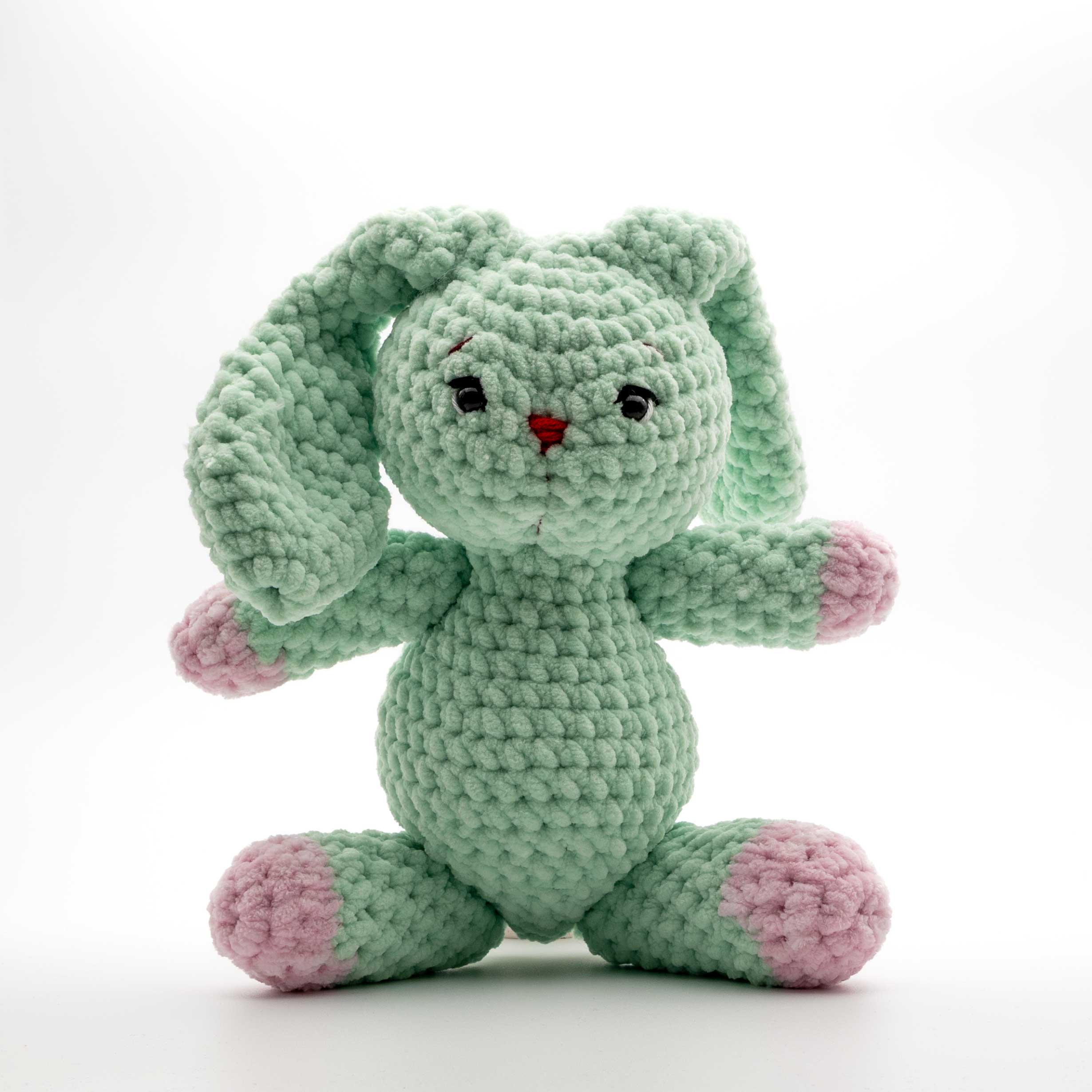 Minty Bunny | Handmade Decorative Crochet Bunny