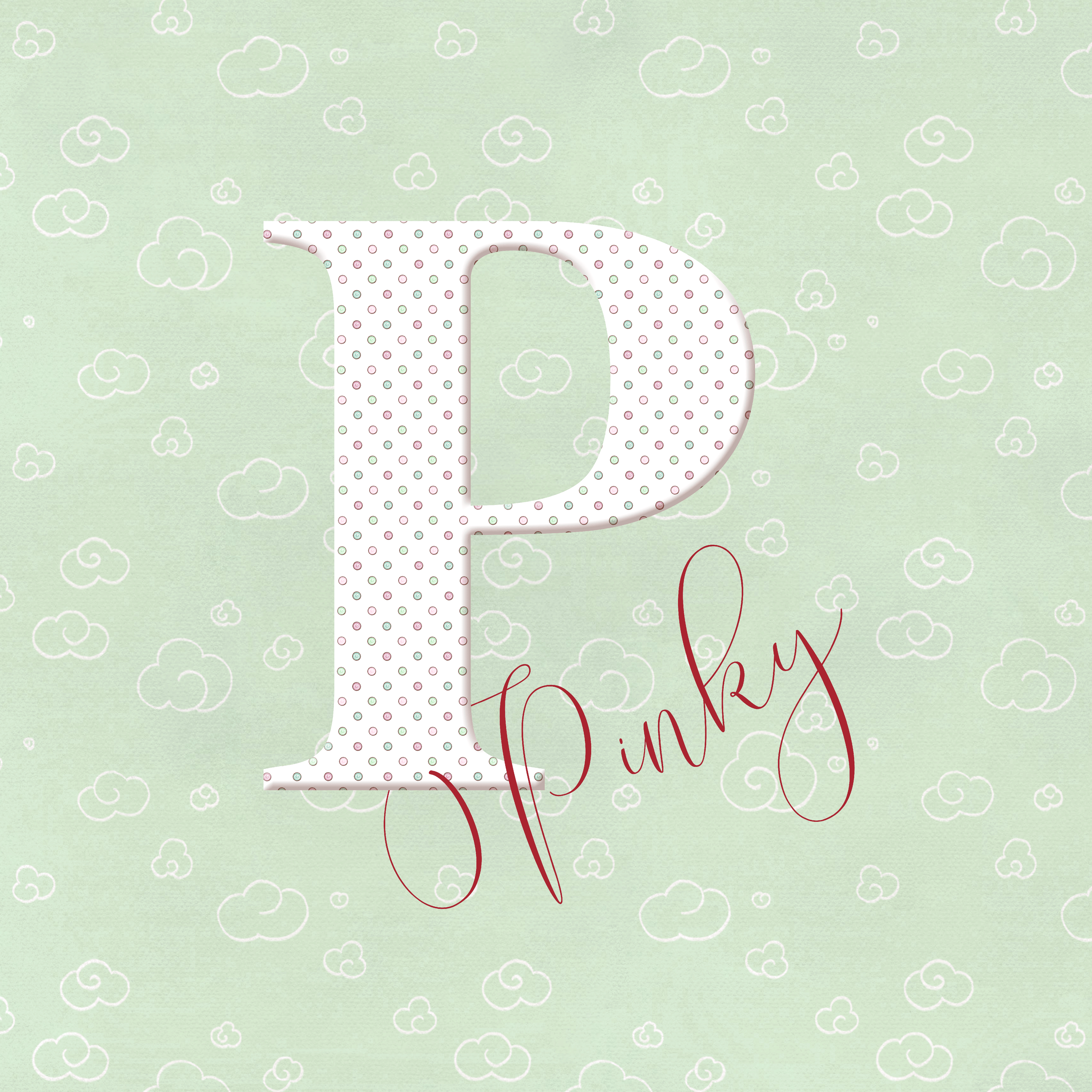 Personalized Name Wall Art Printable | Minty Pinky Collection