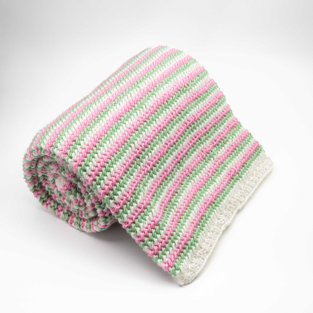 Pastel Striped Baby Blanket