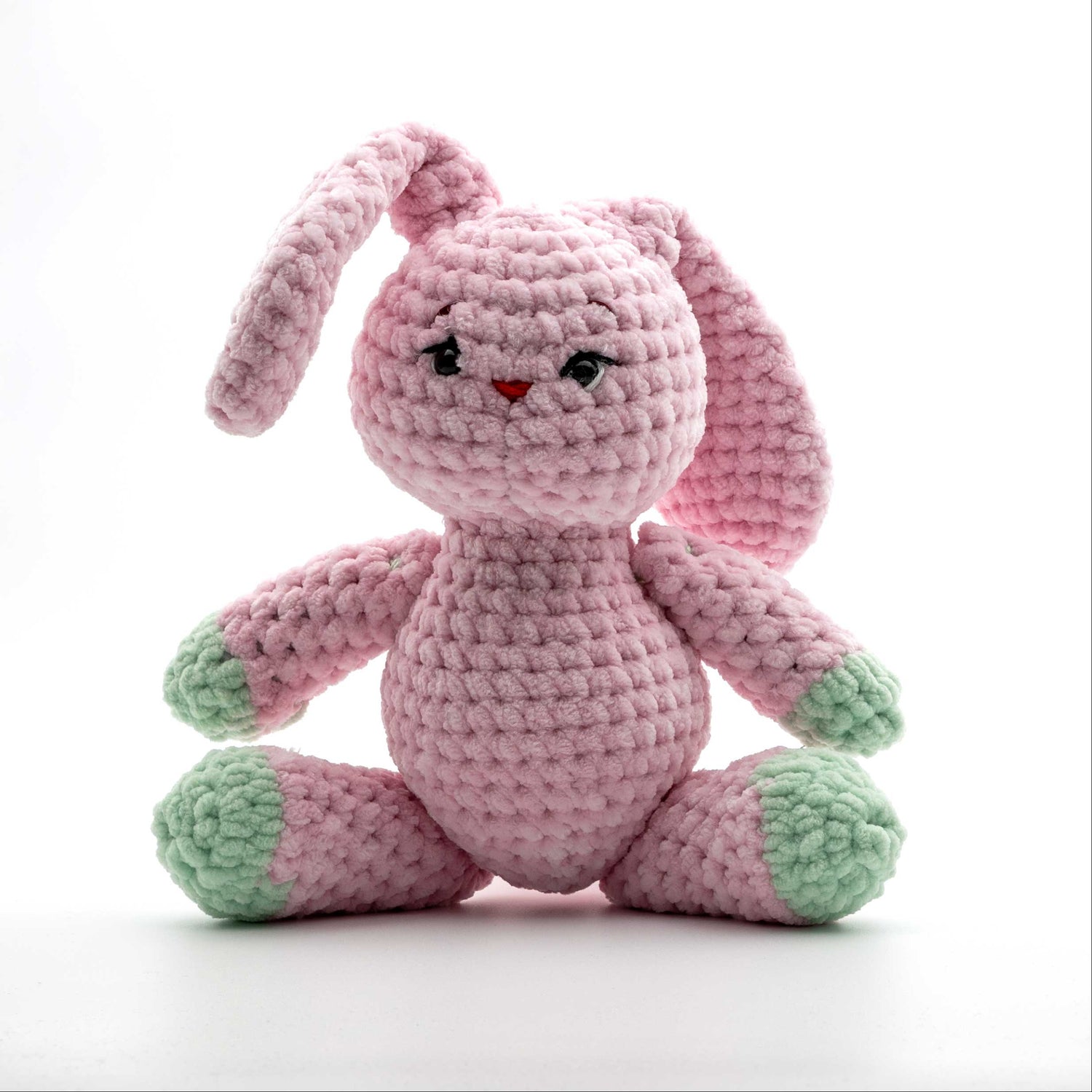 Minty Bunny | Handmade Decorative Crochet Bunny