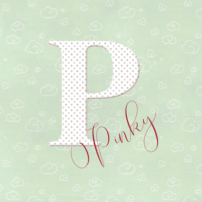 Personalized Name Wall Art Printable | Minty Pinky Collection