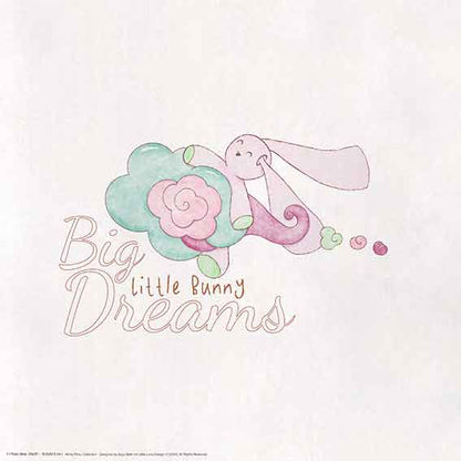 Minty Pinky Poster Set with Personalized Name Print
